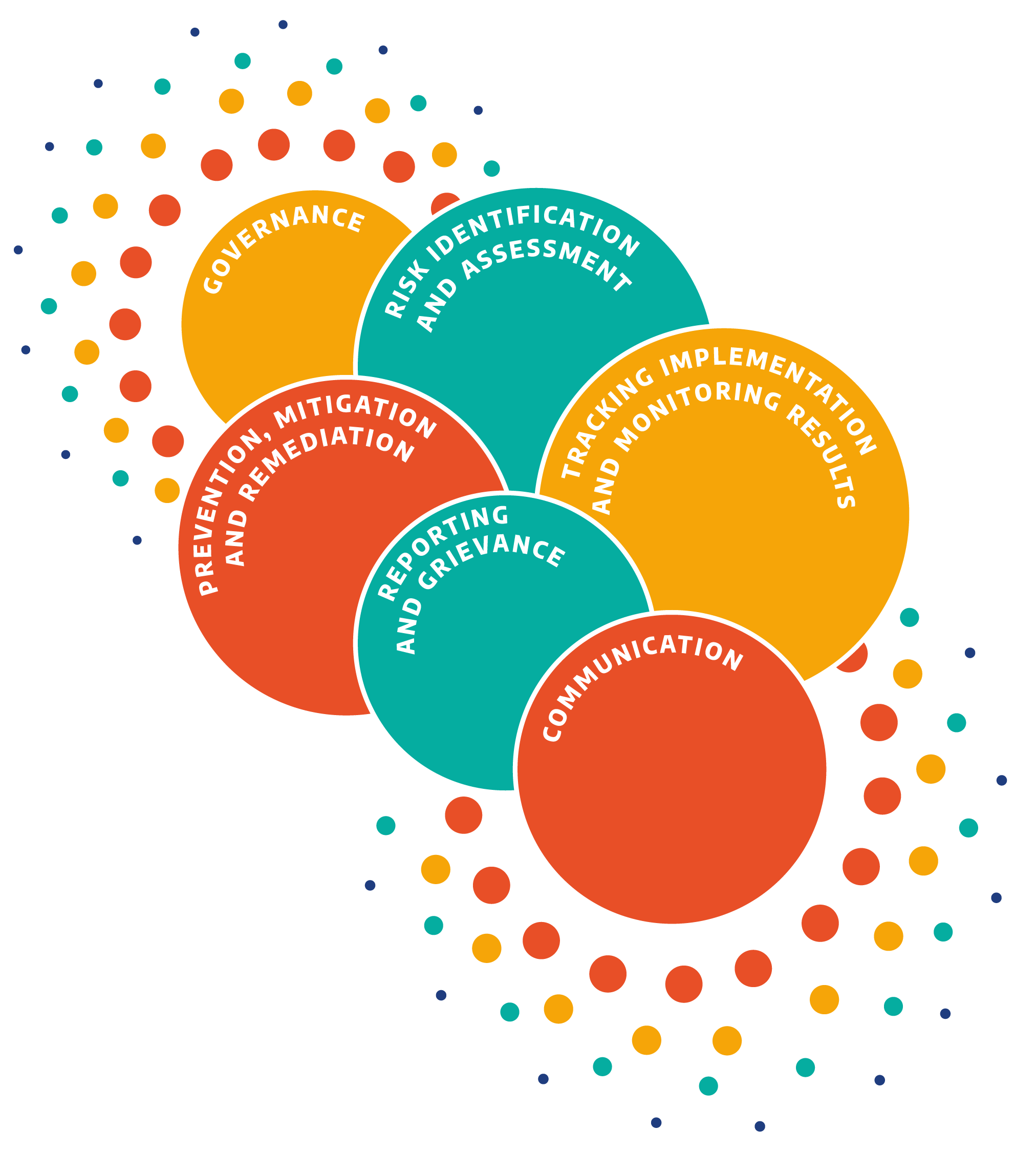 Governance; Risk Identification and Assessment; Prevention, Mitigation and Remediation; Tracking Implementation and Monitoring Results; Reporting a Concern, Question or Grievance; Communication